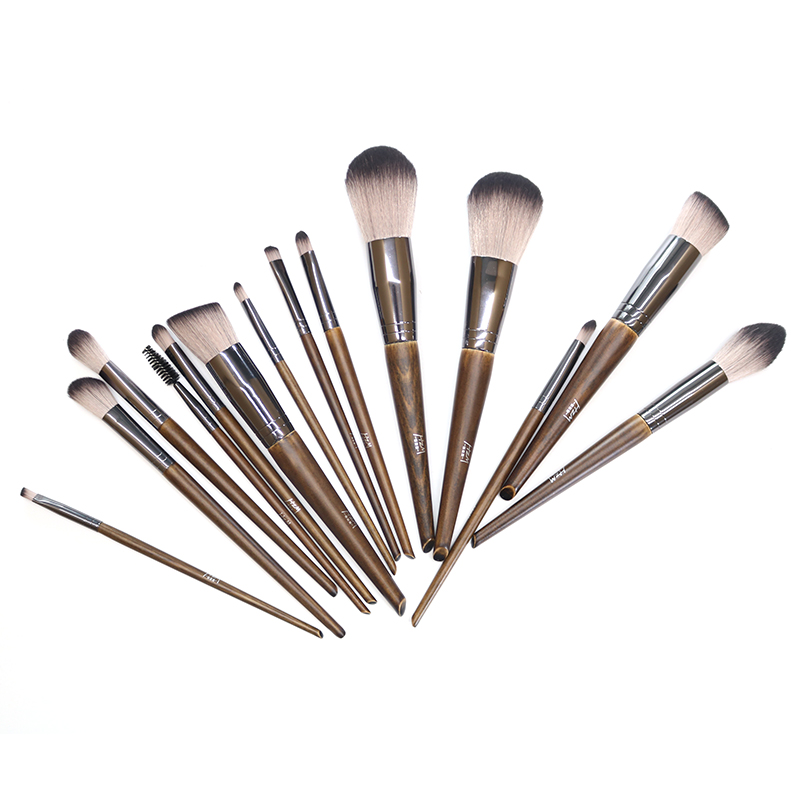 14 Solid wood Makeup Brush 8