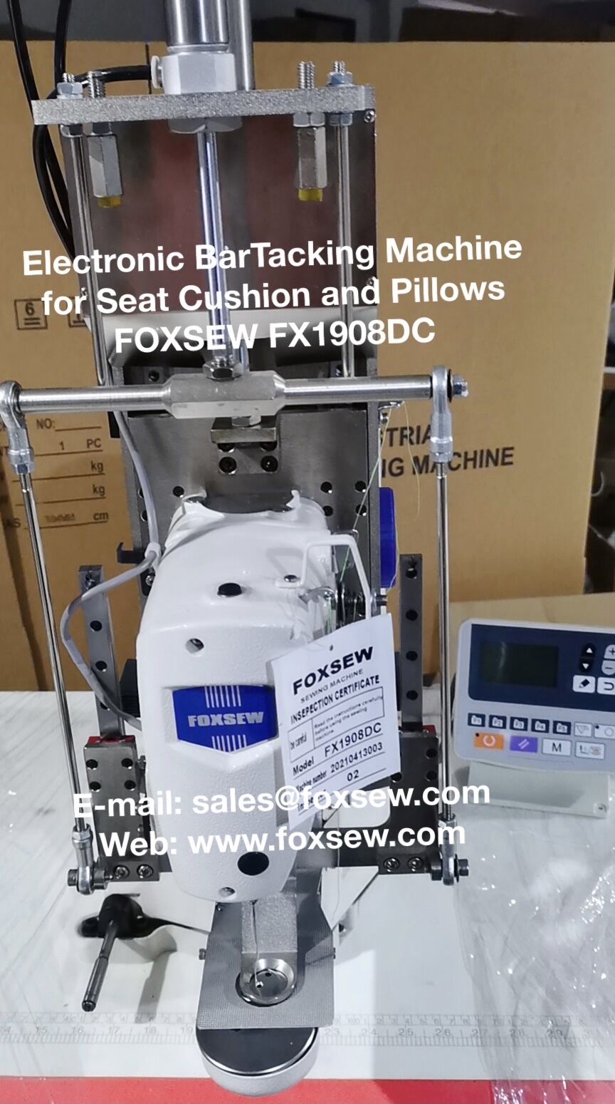 Electronic Bar Tacking Sewing Machine For Seat Cushion And Pillows Foxsew Fx1908dc 2