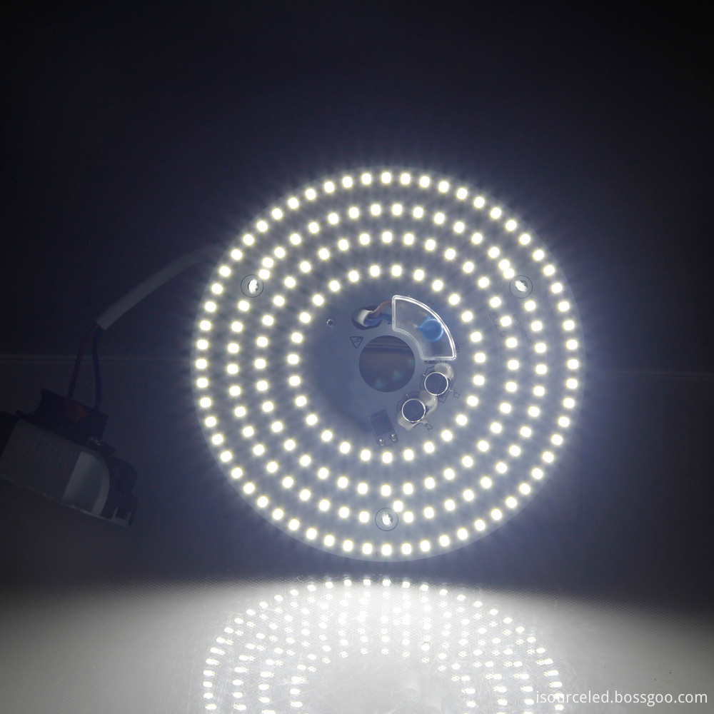 Lighting diagram of 220V High lumen 15W white light ceiling module