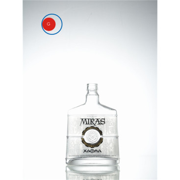 Cylinder and Round Bottom Vodka Glass Bottle