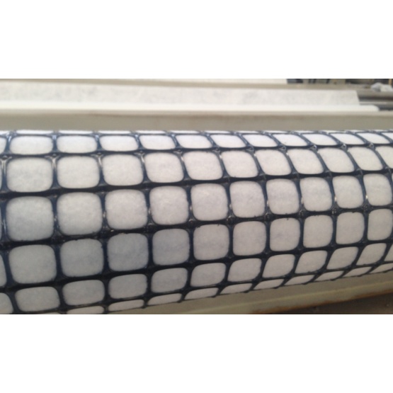 Plastic Geogrid Heat Bonded to Nonwoven geotextile