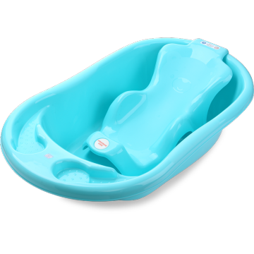 Plastic Baby Cleaning Bath Tub With Bathbed