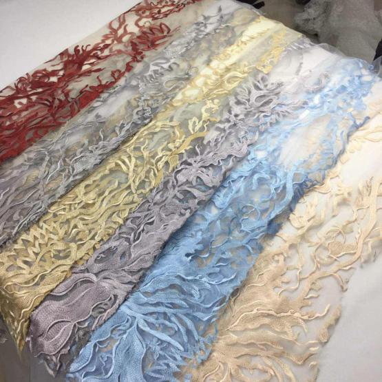 Warp Knitted Lace Fabric for wedding