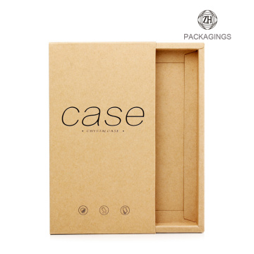 New brown craft phone case box