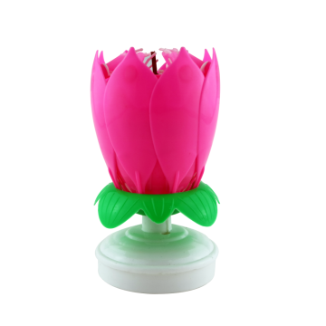 Professional flower birthday withe 14 small candle