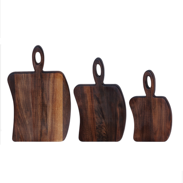 Irregularity walnut wood cutting board