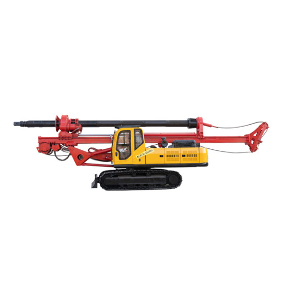 Small portable pile driver for construction site