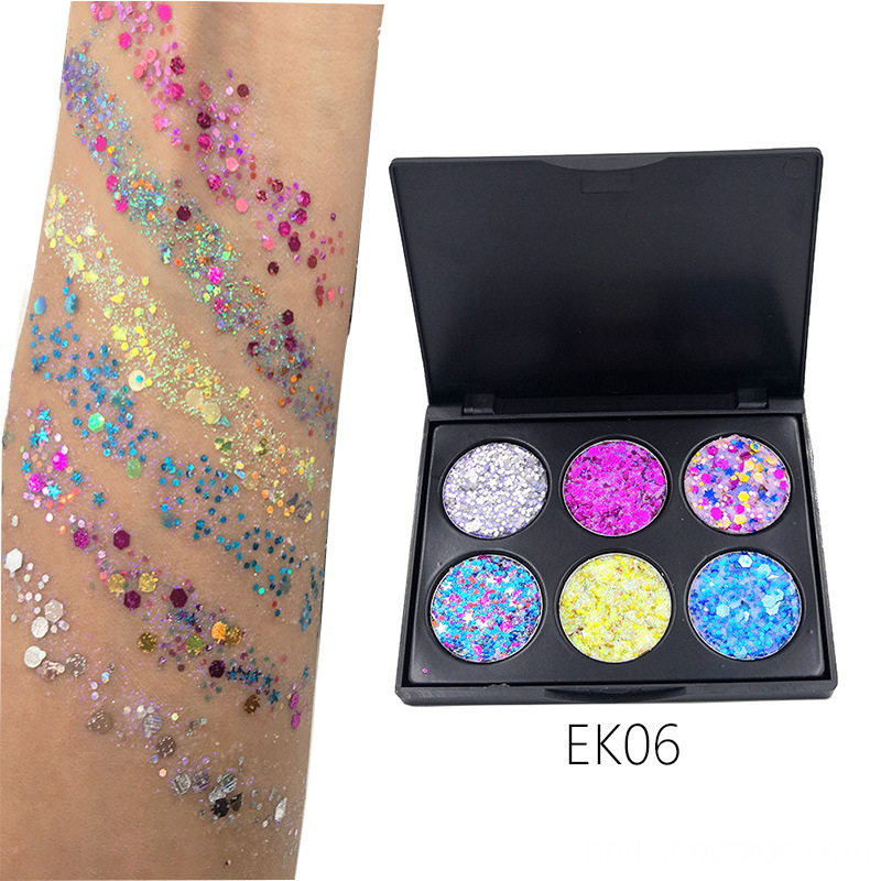 6 Colors Gligger Eye  Shadow 3