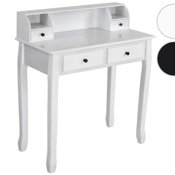 wood modern organizer dressing table with mirror for bedroom