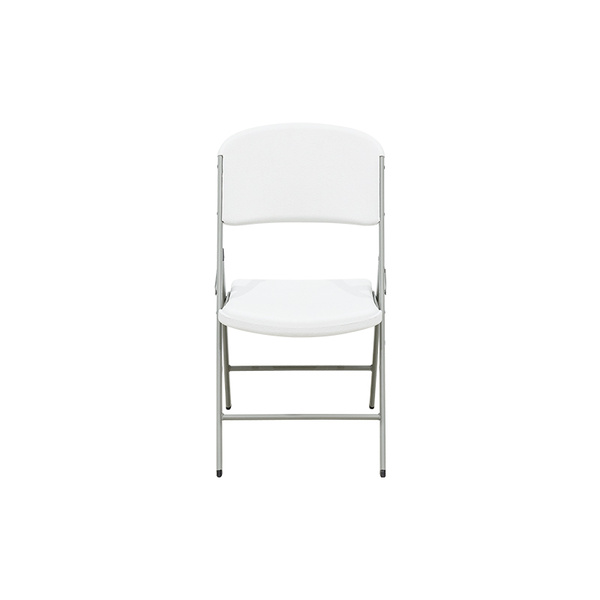 Classic Commercial Folding Chair White Granite