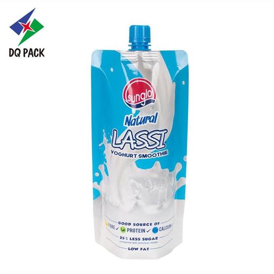 Juice Packaging Spout Customized Pouch For Yogurt