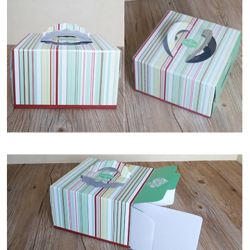Paper box for birthday cake packaging