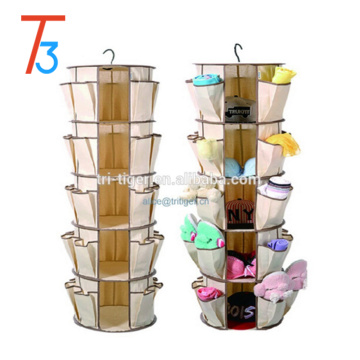 5 Shelf As Seen On TV Shoes Hanging Organizer Smart Carousel Organizer