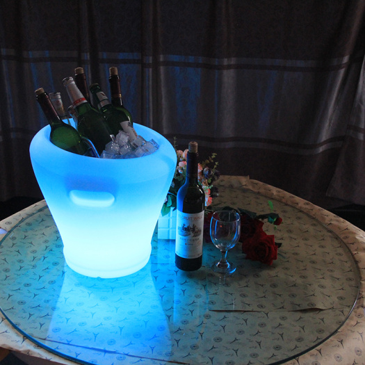 Attractive Plastic Bar Led Ice Bucket Table