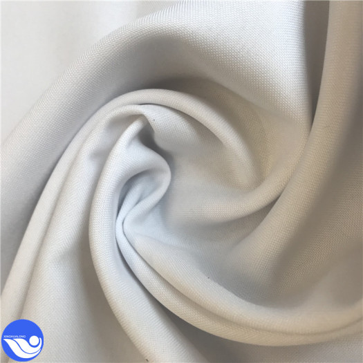 High quality 100% polyester Mini matt white fabric