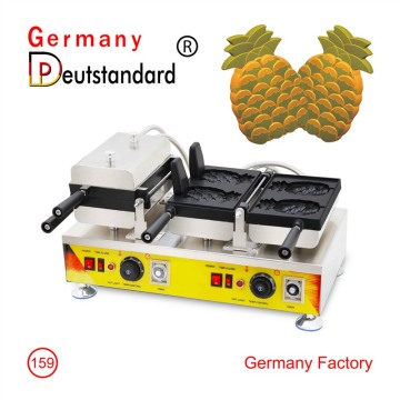 Pineapple shape waffle machine