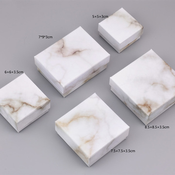 Marble pattern ring earring jewellery box online purchase