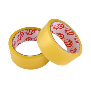 yellow transparent adhesive sticky tape