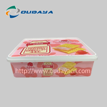 IML box Sandwich Biscuit Packaging Box