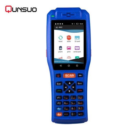 Portable scanner barcode printer android pda 3505