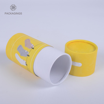 Custom eco paper gift tube packaging