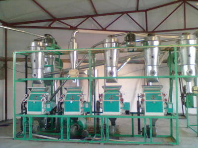 Stone mill flour machine
