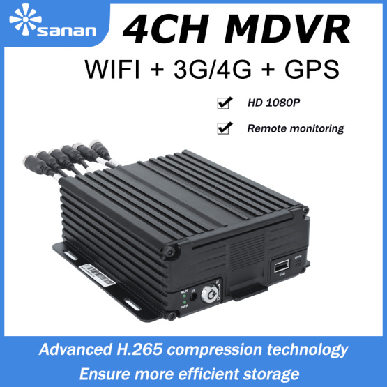 H.265 4CH Vehicle Mobile DVR