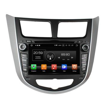 Car multimedia player for Verna Accent Solaris 2011