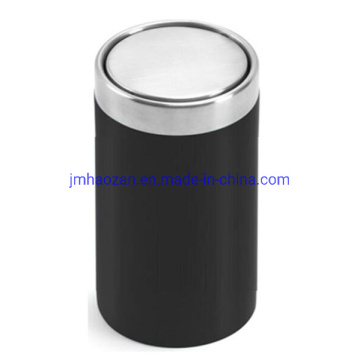 Colorful Desktop Stainless Steel Dustbin with Swing Lid, Dustbin
