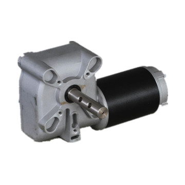 ZJD8025 brushed dc gear motor/ permanent magnet 12V dc gear motor with worm gearbox 80mm