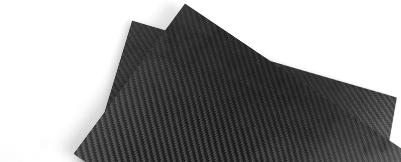 1 mm thick carbon fiber sheets