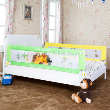 Safe Sleeper Convertible Crib Bed Rail for Toddler with Reinforced Anchor Safety