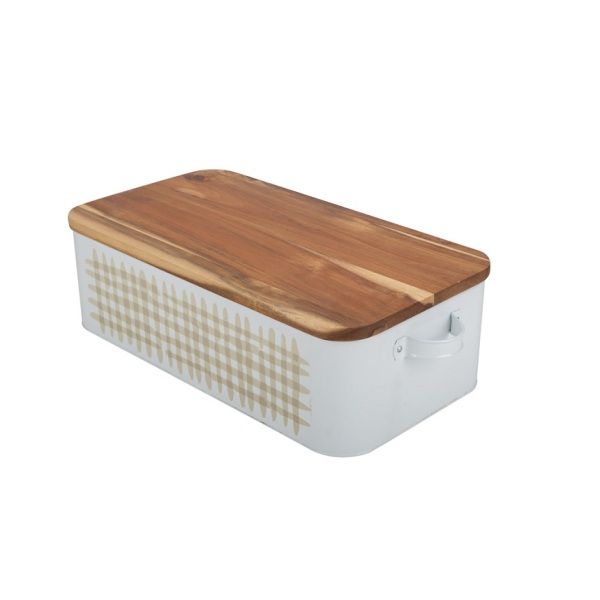 Durable Eco Friendly Rectangular Bread Box Cafe