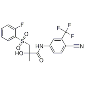 N-[4-Cyano-3-(trifluoromethyl)phenyl]-3-[(2-fluorophenyl)sulfonyl]-2-hydroxy-2-methylpropanamide CAS 1159977-36-2