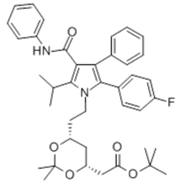 tert-Butyl (4R,6R)-2-[[[6-(2-4-fluorophenyl)-5-isopropyl-3-phenyl-4-(phenylcarbamoyl)pyrrol-1-yl]ethyl]-2,2-dimethyl-1,3-dioxan-4-yl]acetate CAS 125971-95-1