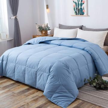 100% Cotton Quilted Down Comforter with Corner Tabs