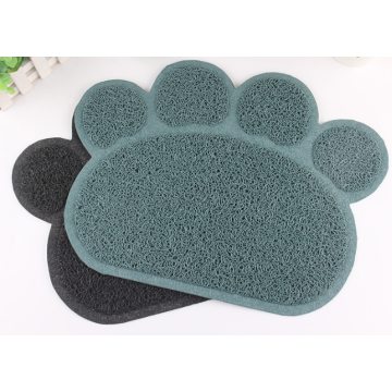 Pet Cat Litter Mat with paw style
