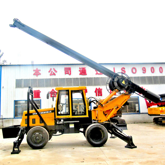 Small Tractor Auger Drill Rig Machine