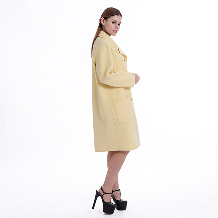 New yellow cashmere winter clothes