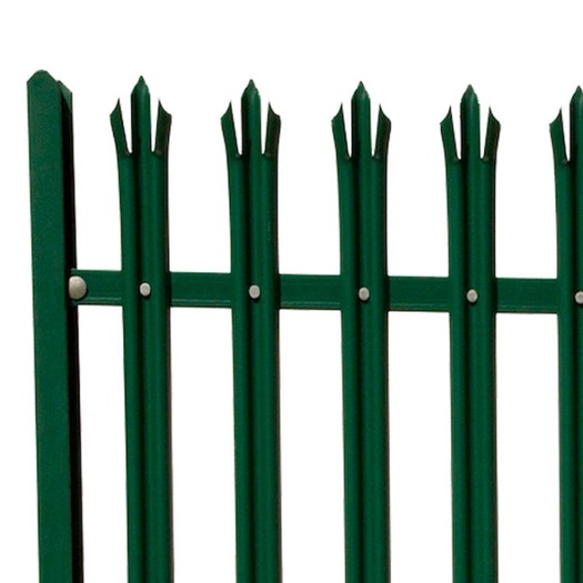 W type Wholesale Colorful Security palisade fencing