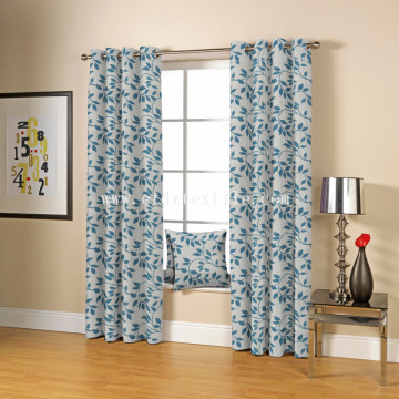 European Popular Pattern Polyester Jacquard Curtain Fabric