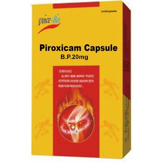 GMP piroxicam capsules for menstrual cramps