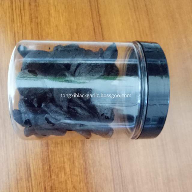 peeled black garlic