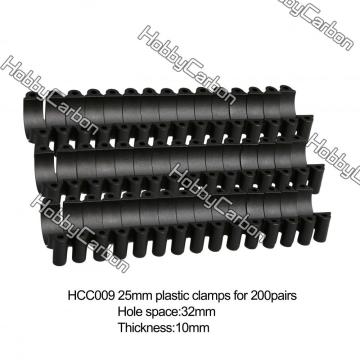 25mm tube clamp for round/square carbon fiber pipe