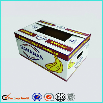 Corrugated Paper Fruit Carton Banana Packaging Box