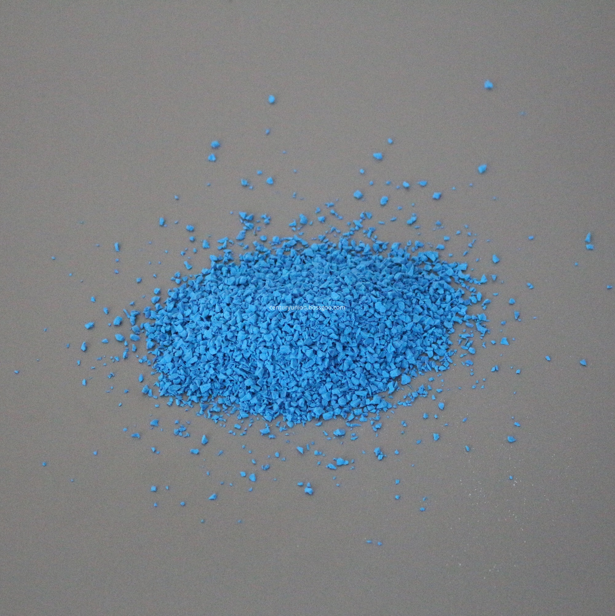 Plastic runway EPDM color particles