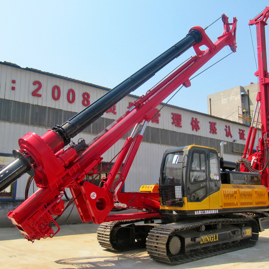 Hydraulic Excavator Ground Hole Drilling Rig Machine