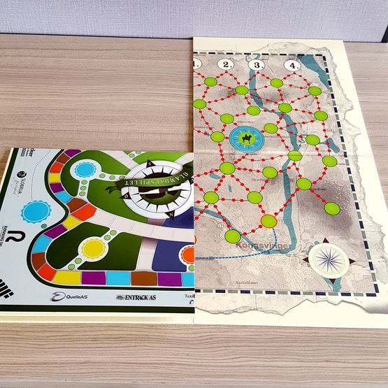 Custom high quality children's multiplayer paper board game