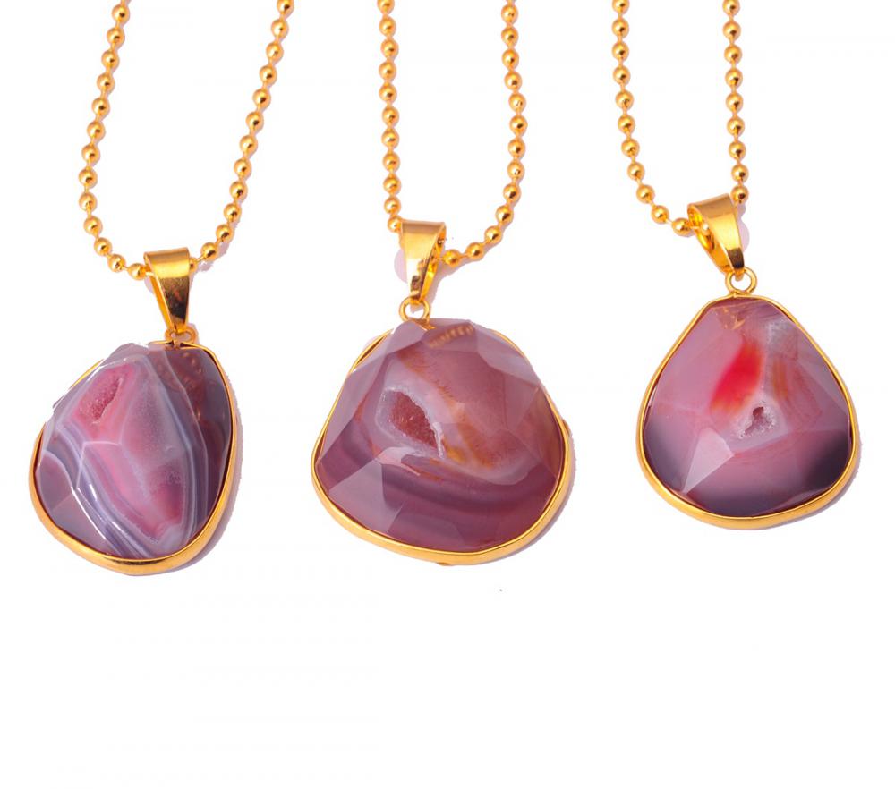 07SN0162-1 agate necklace