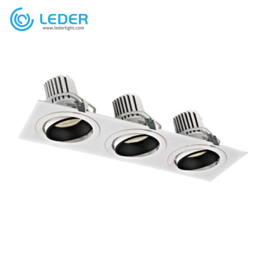 LEDER Commerical Innovative 38W*3 LED Downlight